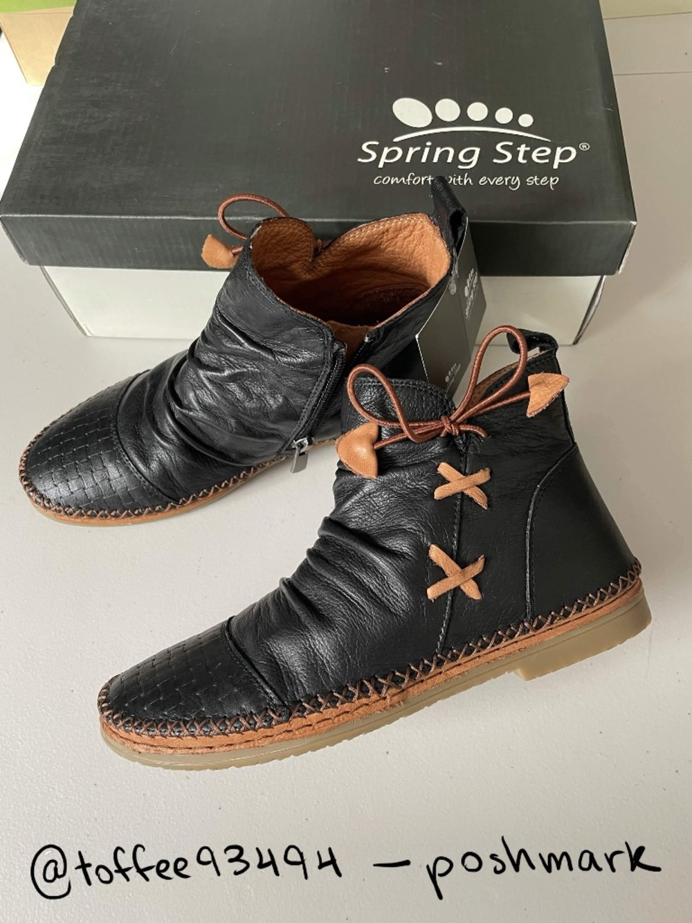 Spring Step Leather Pomeroy Boot, EU 36 (US 5.5-6)